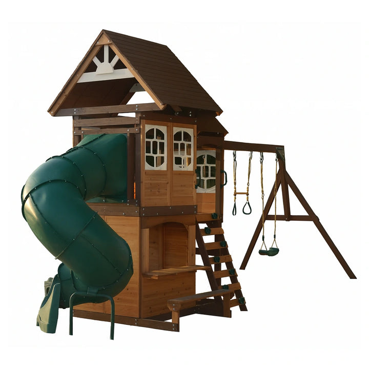 Dynamic Sports Arabian Falcon Wooden Swing Set