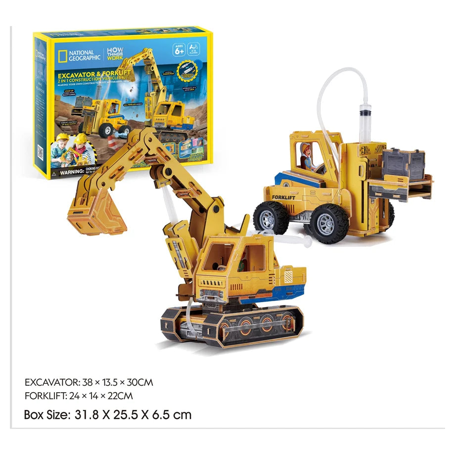 National Geographic Excavator & Forklift