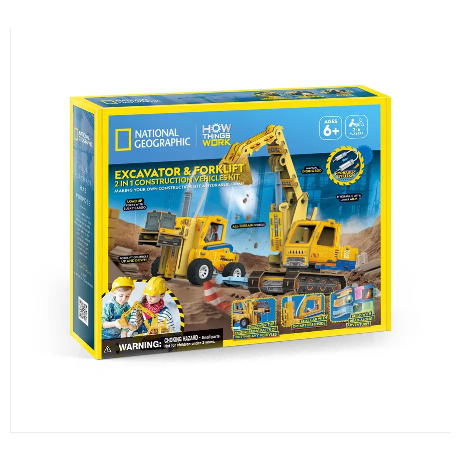 National Geographic Excavator & Forklift