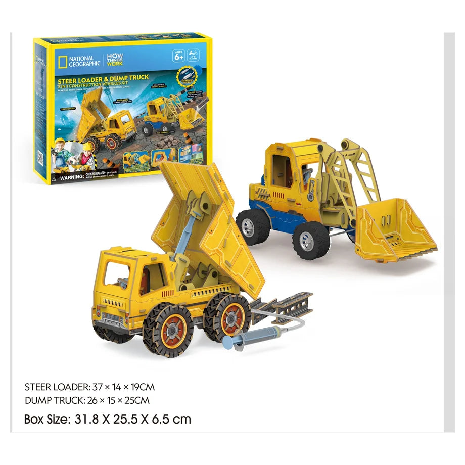 National Geographic Steer Loader and Dump Truck