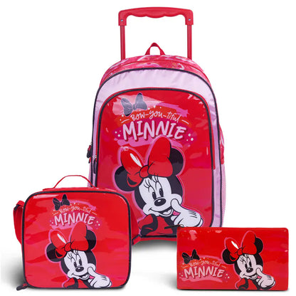 Disney Minnie Mouse Bow You Tiful 3 in1 Trolley Box Set 16"
