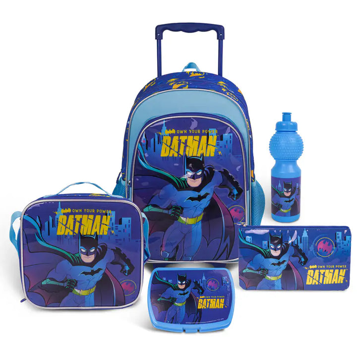 Warner Bros Batman Own Your Power 5 in1 Trolley Box Set 18"