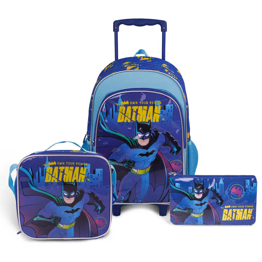 Warner Bros Batman Own Your Power 3n1 Trolley Box Set18"