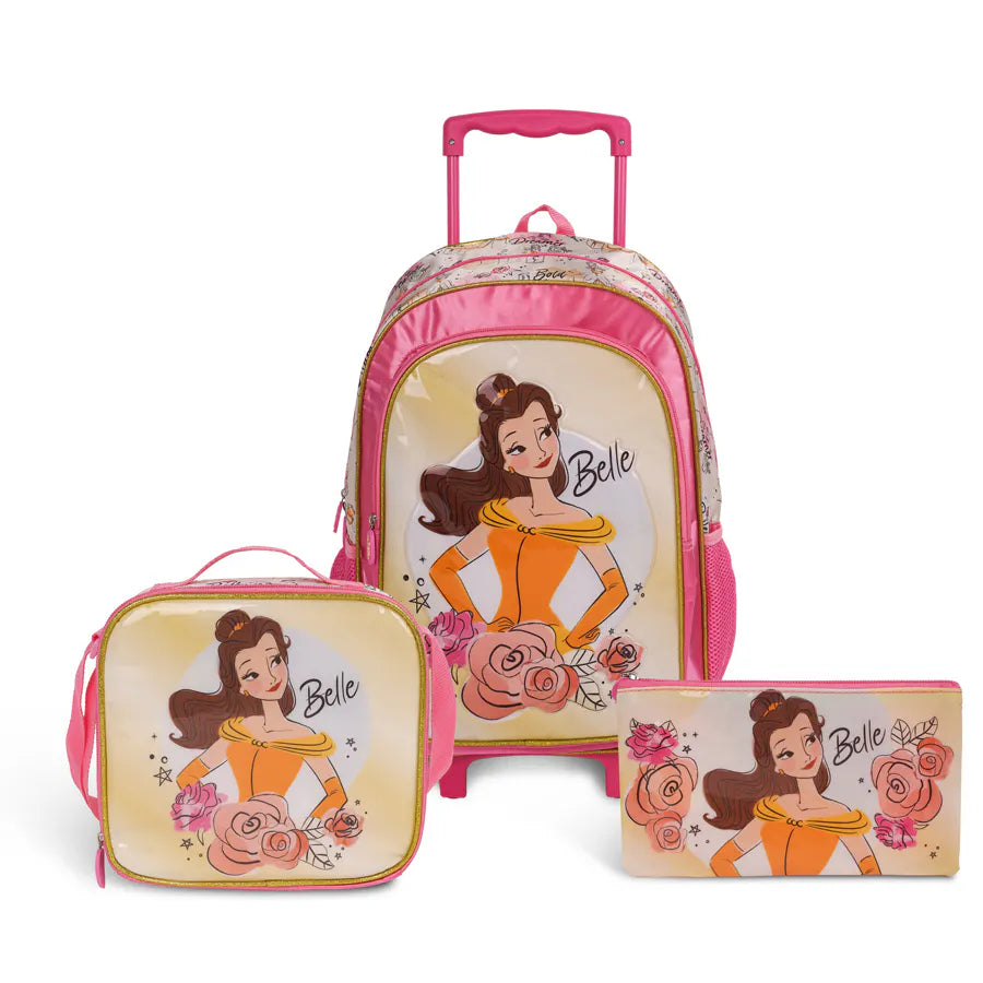 Disney Princess Belle And Roses 3 in1 Trolley Box Set 18"