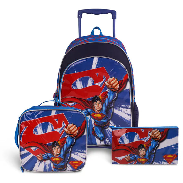 Warner Bros Superman Supercharge 3 in1 Trolley Box Set 18"