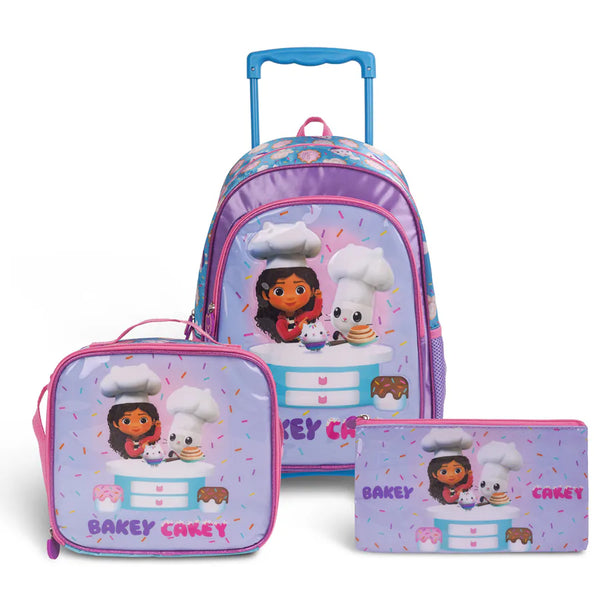 Universal Gabby Dollhouse Bakey Cakey 3 in1 Trolley Box Set 16"