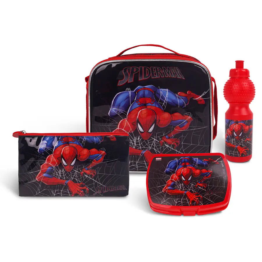 Marvel Spider Man Black Spider Web 5 in1 Trolley Box Set 18"