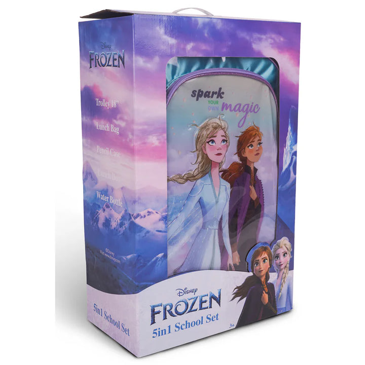 Disney Frozen Spark Your Own Magic V1 5 in1 Trolley Box Set 18"