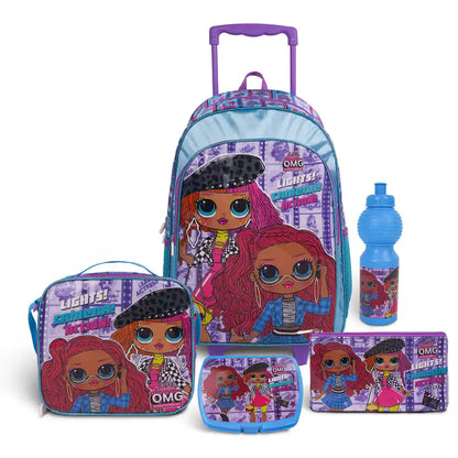 Mga Lol-Omg Stylish Queens 5in1 Trolley Box Set 18"