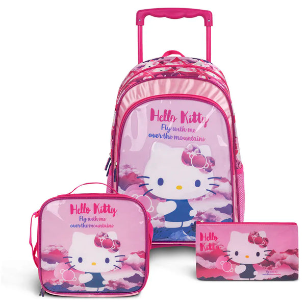 Sanrio Hello Kitty Over The Mountain 3 in1 Trolley Box Set 16"