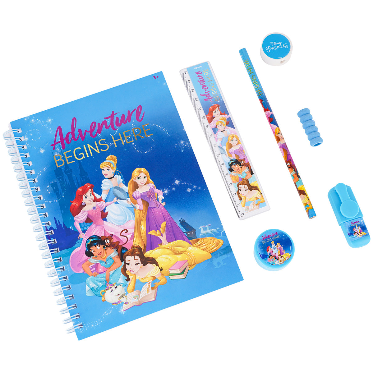 Disney Princess Adventure Begins Here 6in1 Box Set 16"