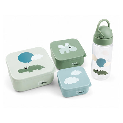 Done By Deer Smart Snack Set Happy Clouds (Green)