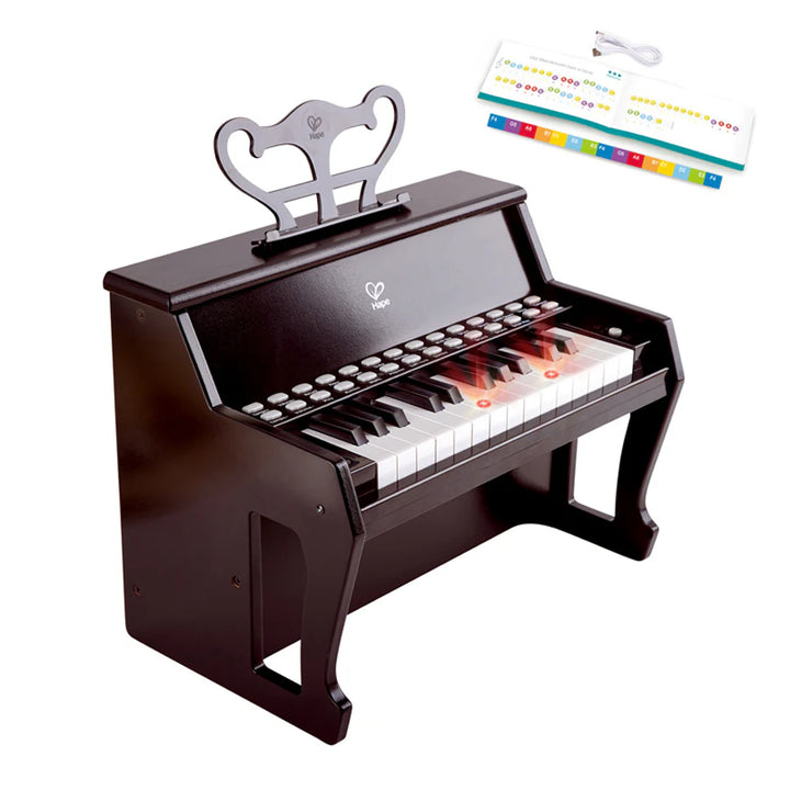 Hape Learn With Lights Piano (Black)