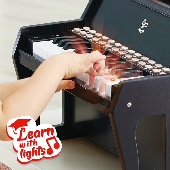 Hape Learn With Lights Piano (Black)