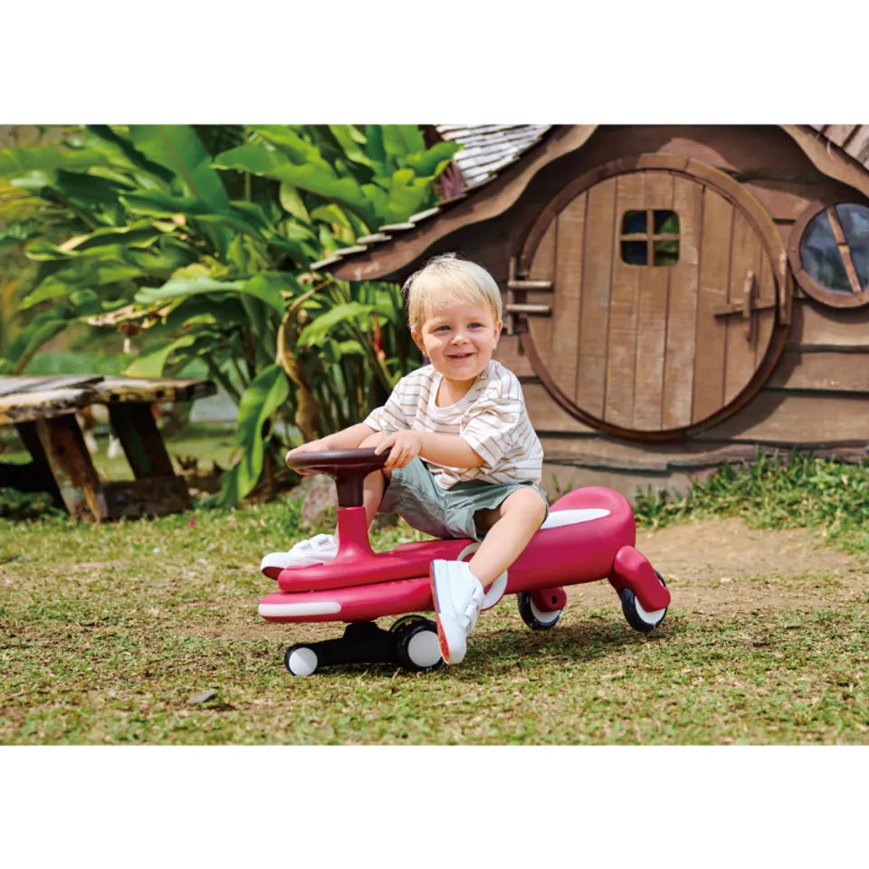 Hape Kids Wiggle & Giggle Car Toys (Red)