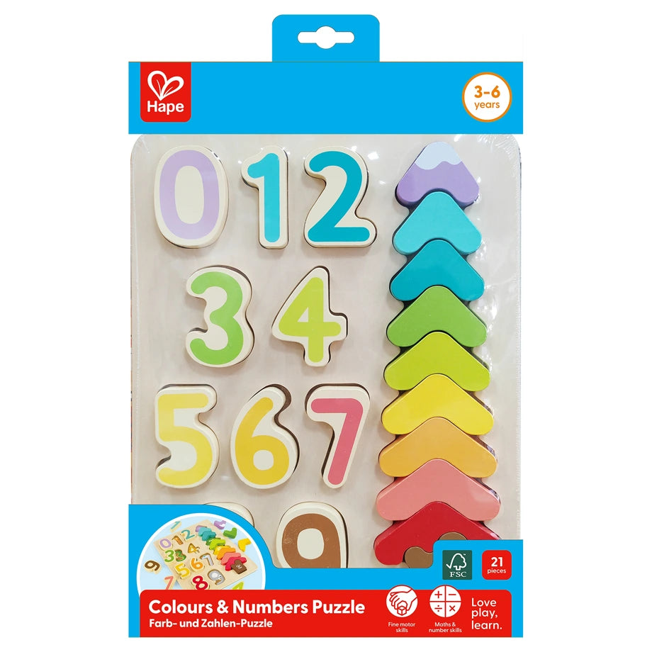 Hape Colors & Numbers Puzzle