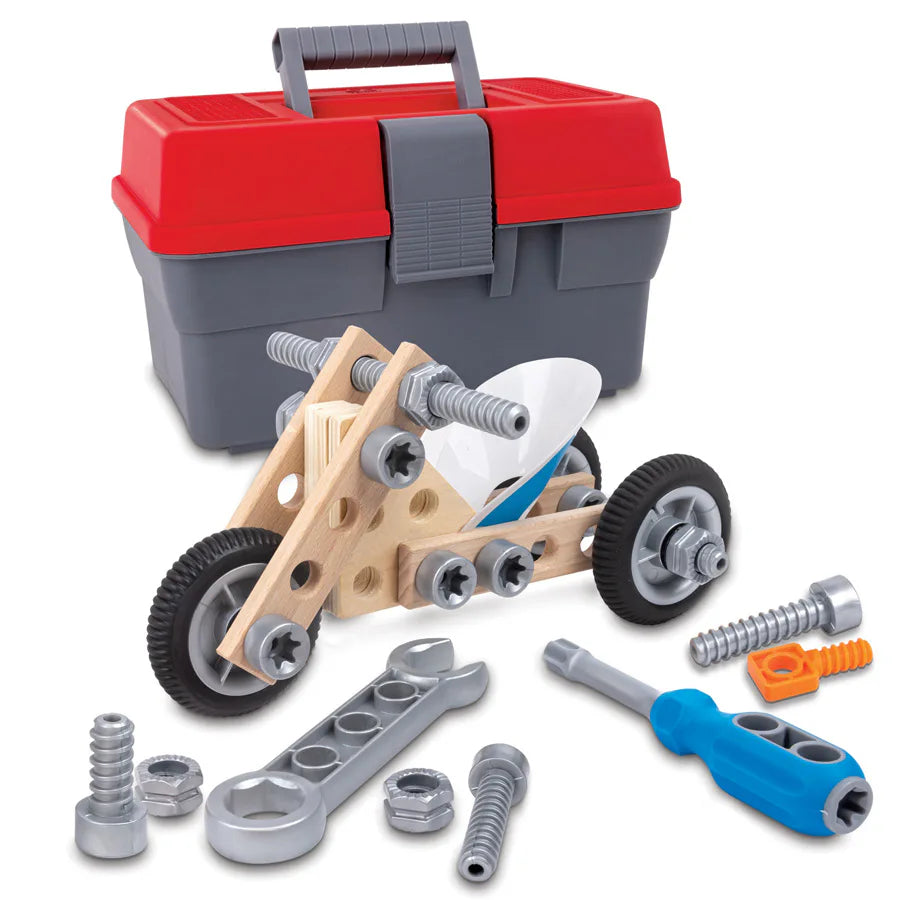 مجموعة الدراجات النارية من Hape Build 'n' Drive مجموعة الدراجات النارية من Hape Build 'n' Drive