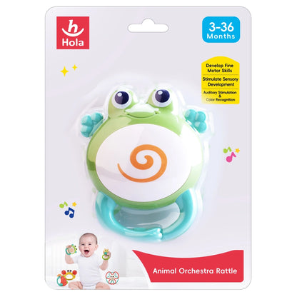 Hola Animal Orchestra Rattle (Frog)