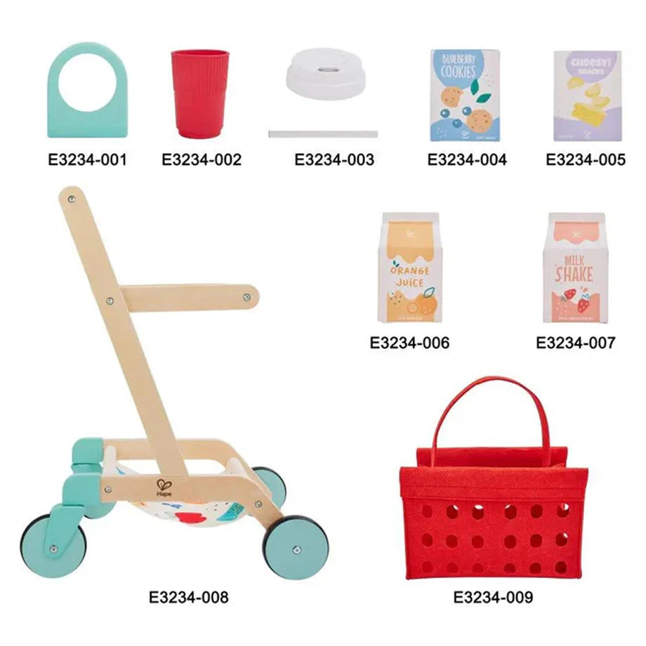 Hape Little Shopper's Cart Basket