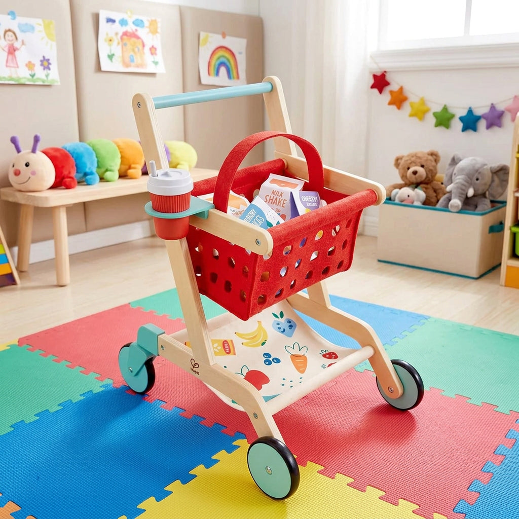 Hape Little Shopper's Cart Basket