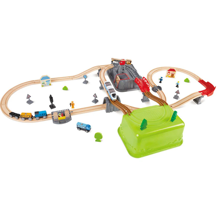 Hape - Railway Bucket-Builder-Set
