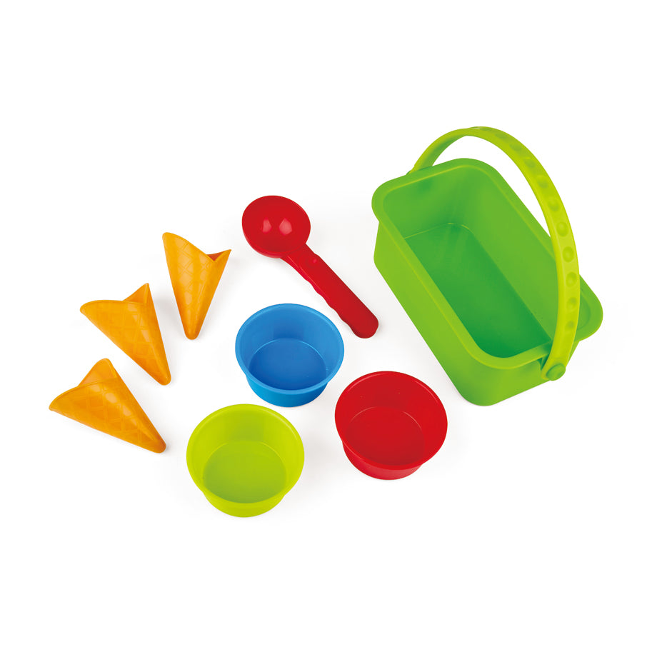 Hape Ice Cream Shop Beach & Sand Toy Set 8pcs