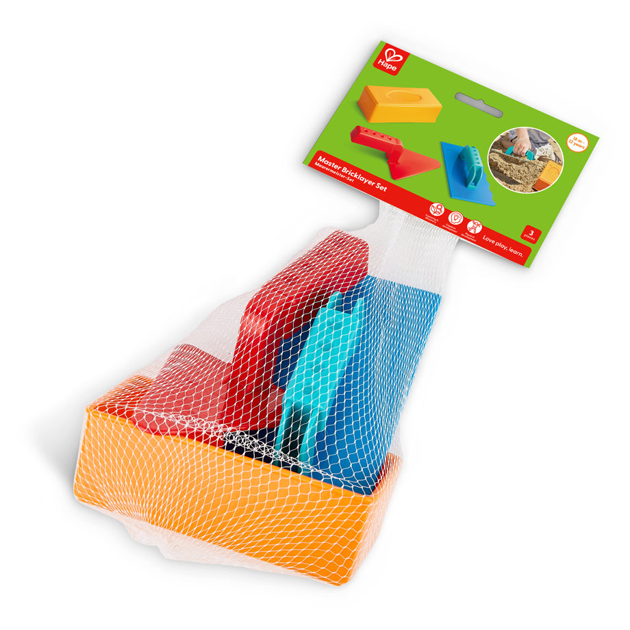 Hape Master Bricklayer Sand & Beach Set 3pcs