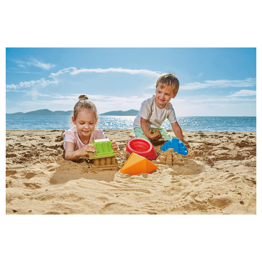 Hape Mayan Pyramid  Sand & Beach Toy (Blue)