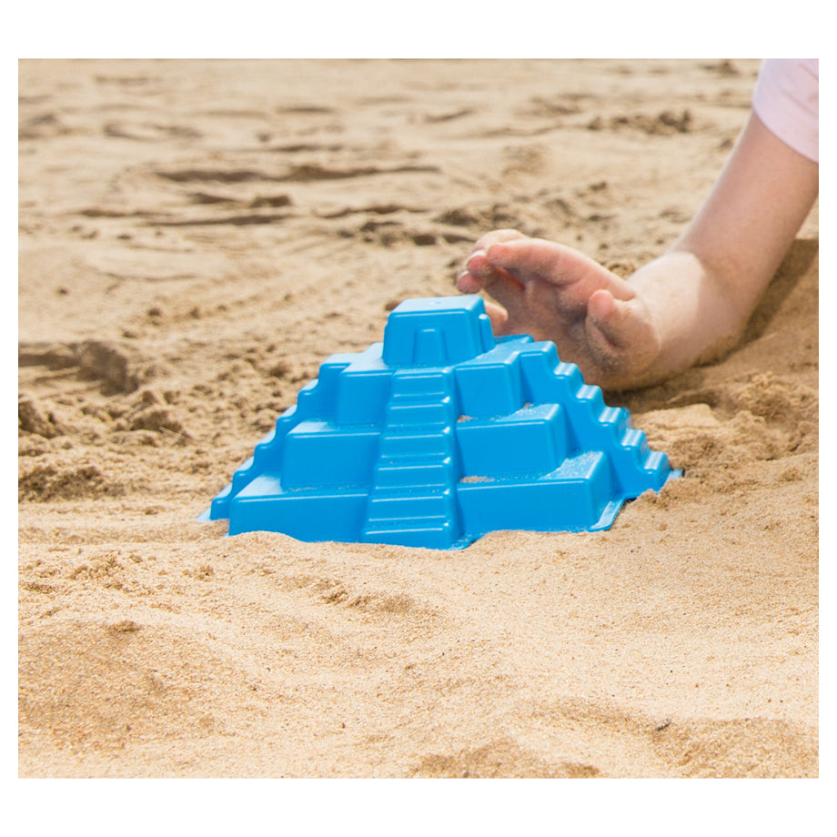 Hape Mayan Pyramid  Sand & Beach Toy (Blue)