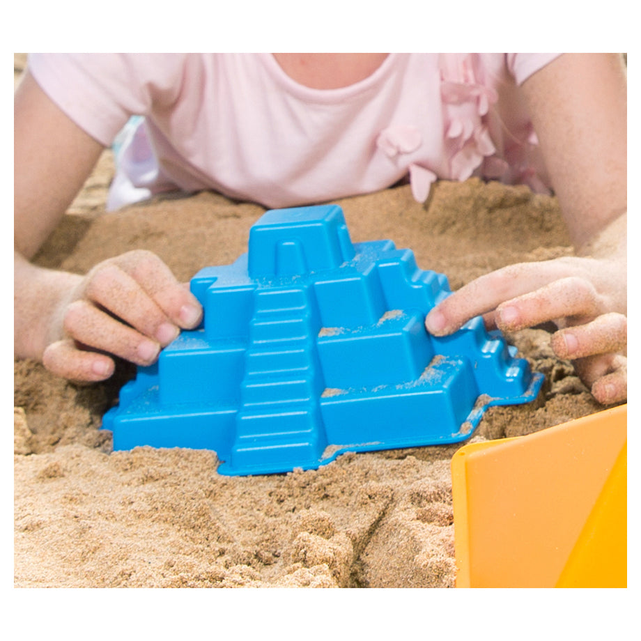 Hape Mayan Pyramid  Sand & Beach Toy (Blue)