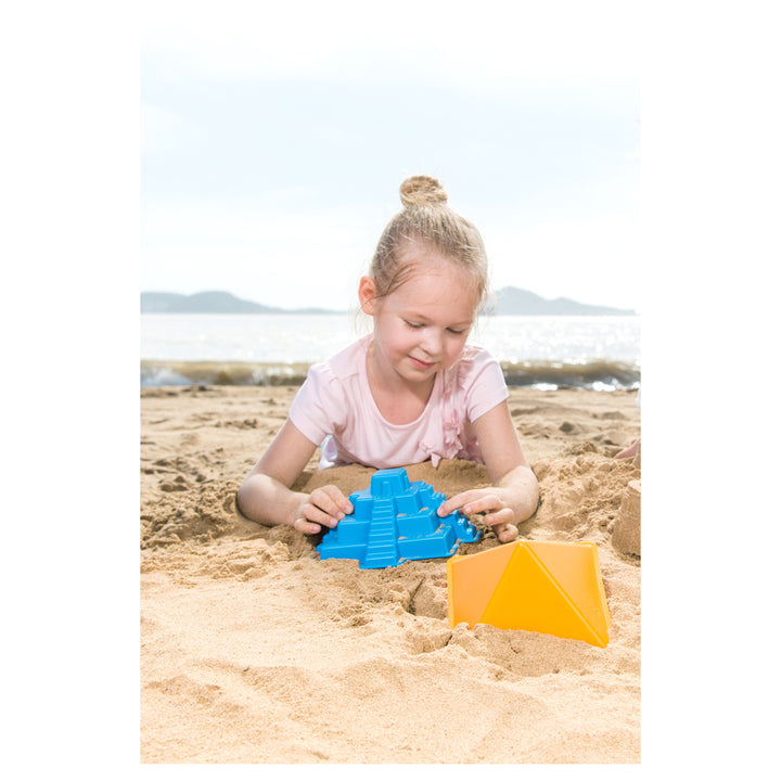 Hape Mayan Pyramid  Sand & Beach Toy (Blue)