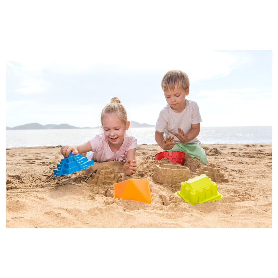 Hape Mayan Pyramid  Sand & Beach Toy (Blue)