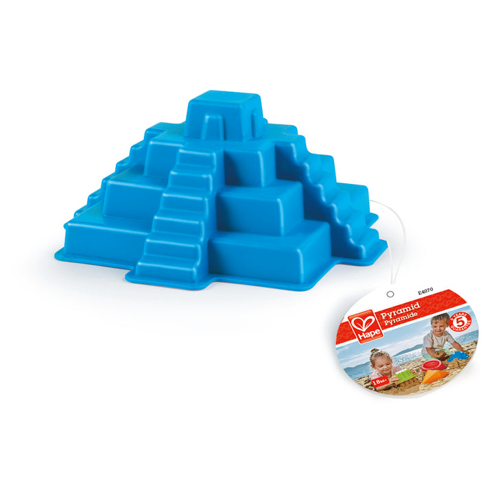 Hape Mayan Pyramid  Sand & Beach Toy (Blue)