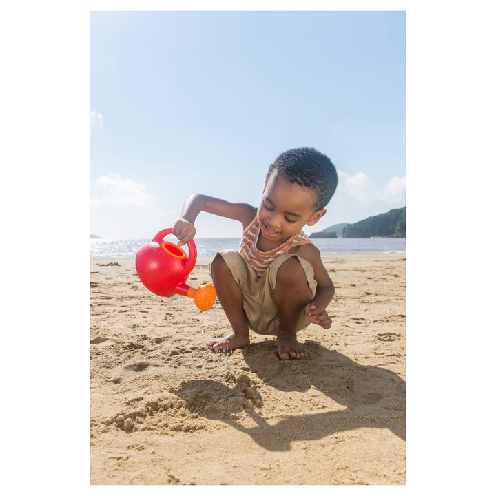Hape Watering Can  Sand & Beach Toy (Red)
