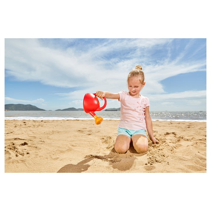 Hape Watering Can  Sand & Beach Toy (Red)