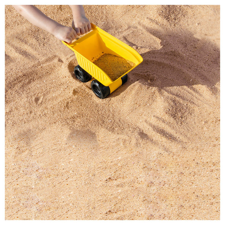 Hape Mighty Dump Truck Sand & Beach Toys (Yellow)