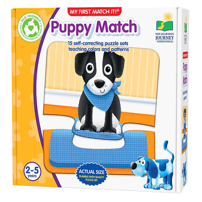The Learning Journey My First Match It - Puppy Match