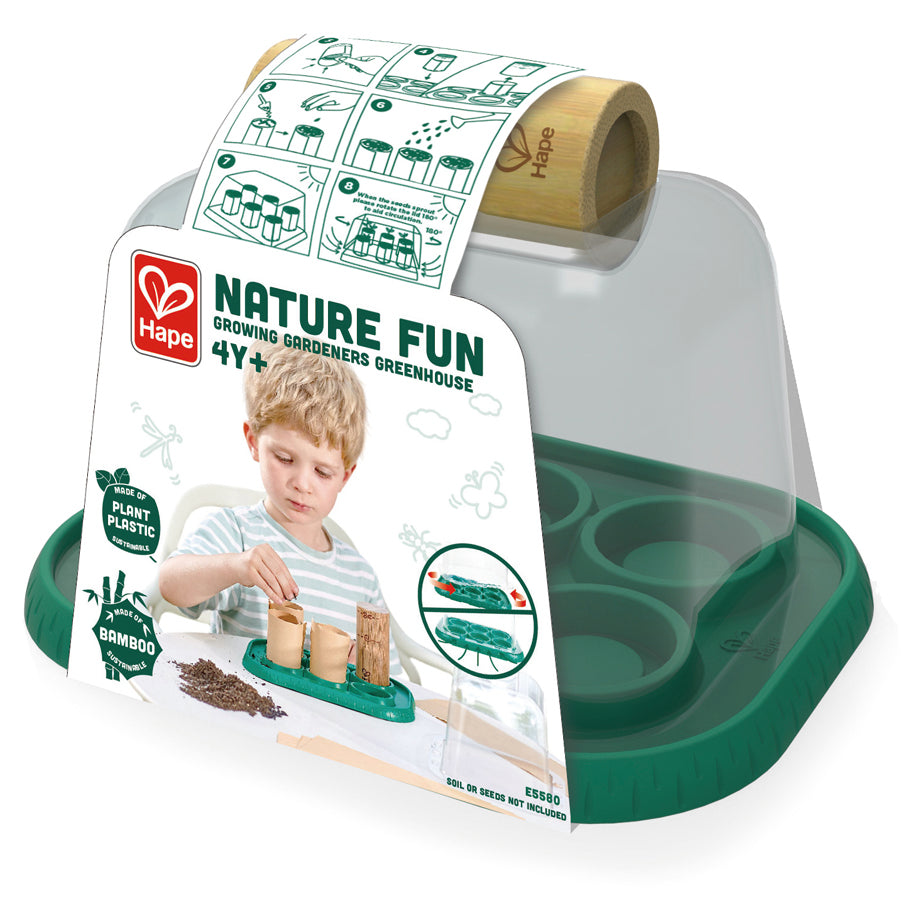 Hape Growing Gardener Mini Bamboo Green House