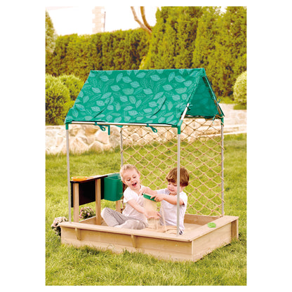 Hape Sandbox Cabana Kit 4-in-1 Outdoor Playset