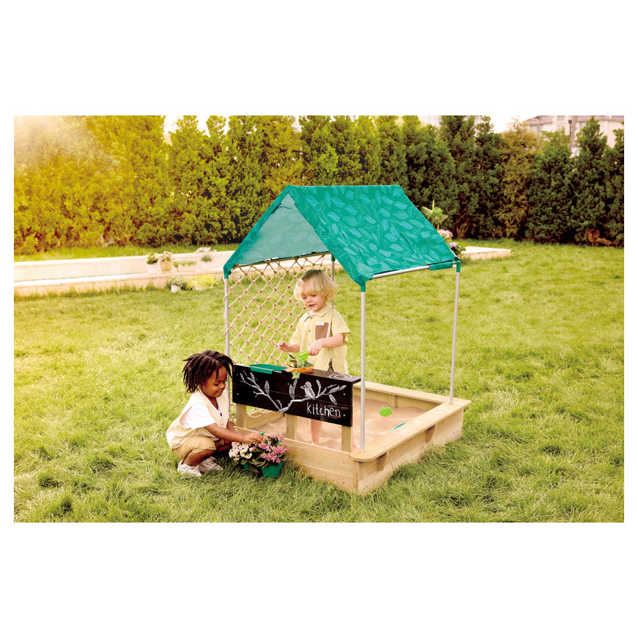 Hape Sandbox Cabana Kit 4-in-1 Outdoor Playset
