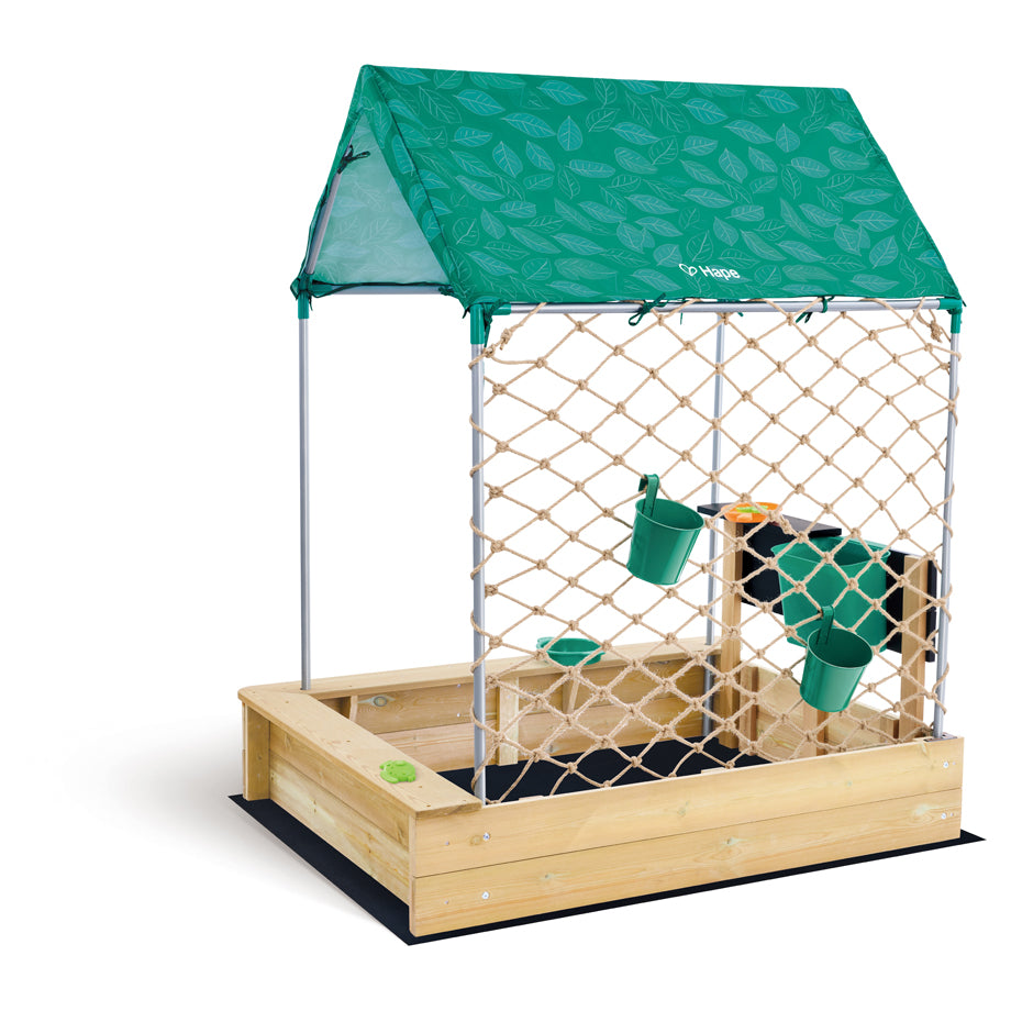 Hape Sandbox Cabana Kit 4-in-1 Outdoor Playset