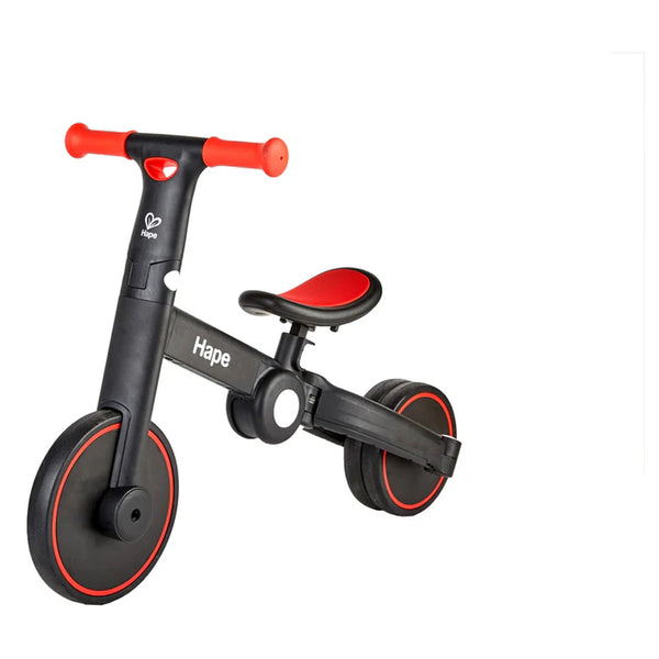 Hape Double-fun Transforming Rider Balance Bike & Tricycle 18M+ (Red)