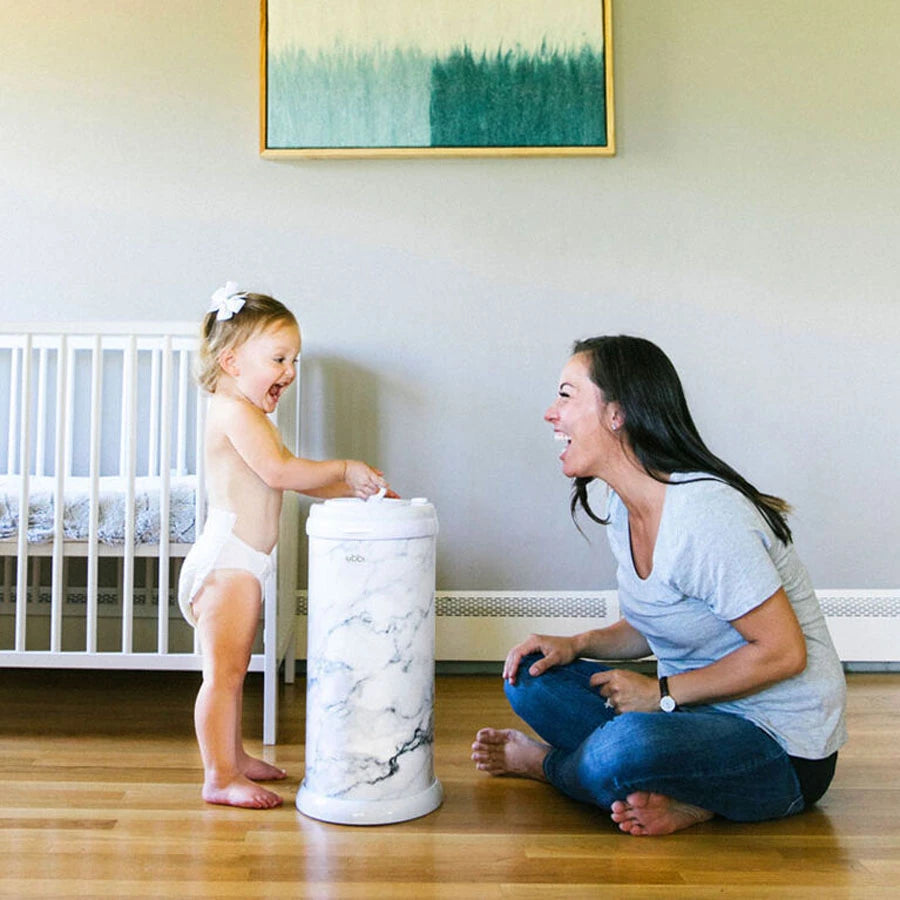 Ubbi Diaper Pail (Marble)