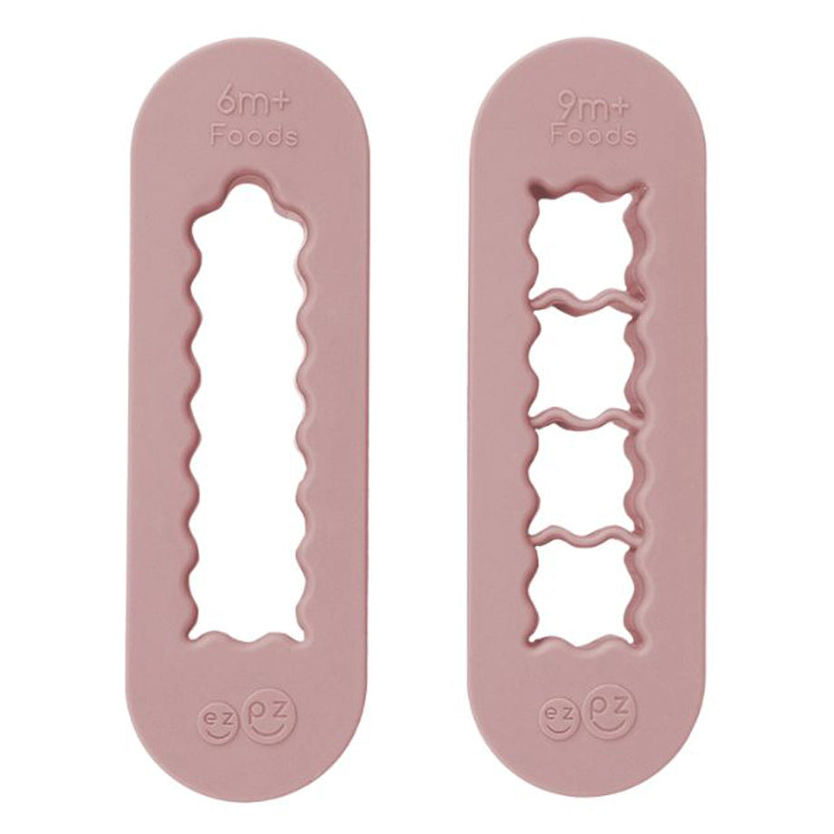 ezpz Baby Led Weaning Food Cutters (Blush)