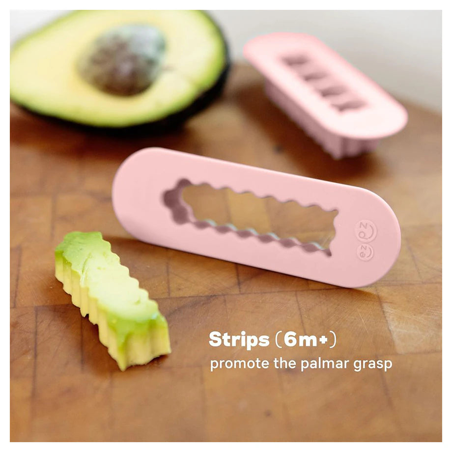 ezpz Baby Led Weaning Food Cutters (Blush)
