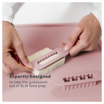 ezpz Baby Led Weaning Food Cutters (Blush)