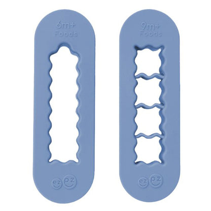 ezpz Baby-Led Food Cutters (Indigo)