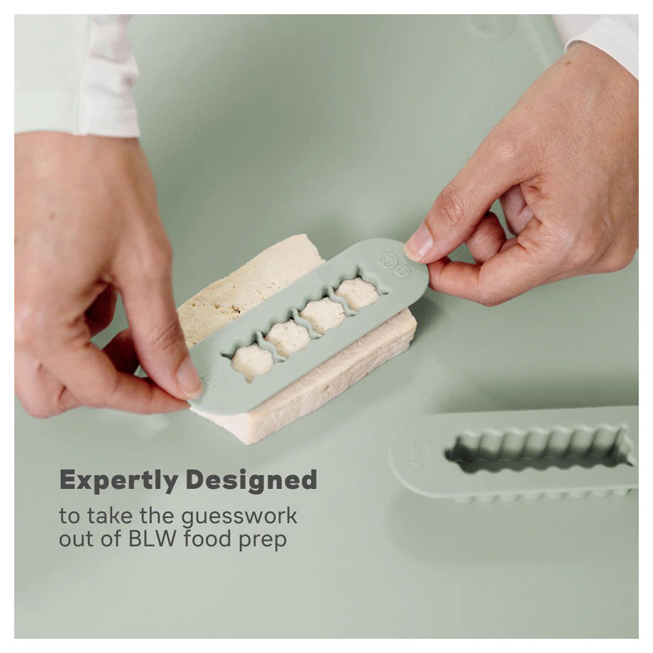 ezpz Baby Led Weaning Food Cutters (Sage)