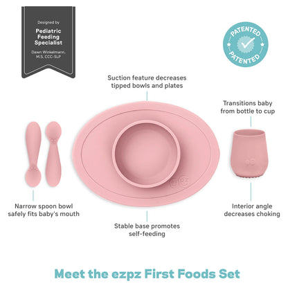 ezpz First Food Set (Blush)