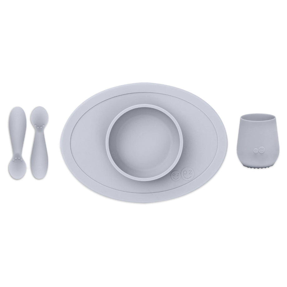 ezpz First Food Set (Pewter)